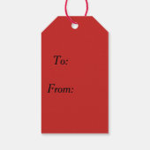 Bowl of Cherries Gift Label Cadeaulabel (Achterkant)