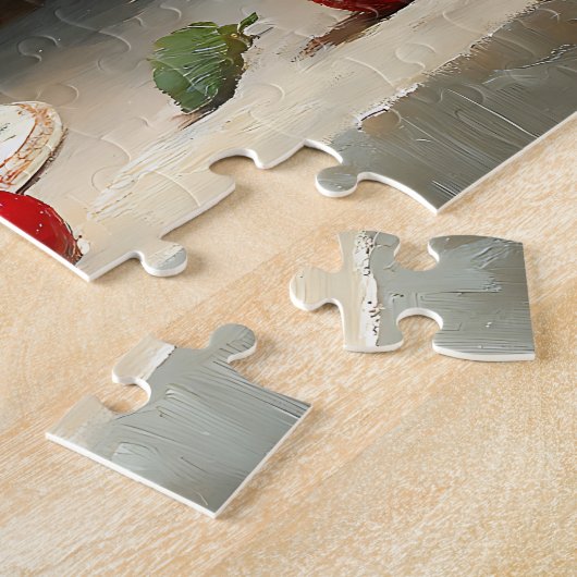 Bowl of Cherries schilderij Legpuzzel (Zijkant)