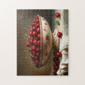 Bowl of Cherries schilderij Legpuzzel (Verticaal)