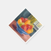 Bowl of Fruit Watercolor Painting Servet (Hoek)