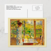 Bowl of Goldfish Fine Art Hassam Briefkaart (Voorkant / Achterkant)