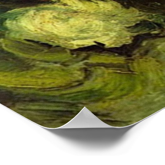 Bowl of Peonies and Rose, Vincent van Gogh Poster (Hoek)