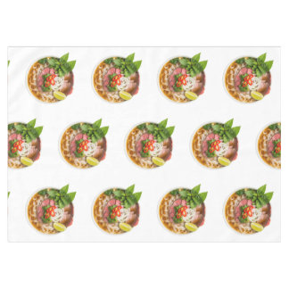 bowl of vietnamese PHO soup isolated on white Tafelkleed