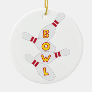 Bowl-teken Keramisch Ornament