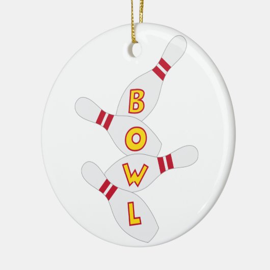 Bowl-teken Keramisch Ornament (Links)