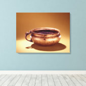 Bowl, uit Keshcarrigan, County Leitrim Canvas Afdruk (Insitu (Houten vloer))