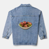Bowl van appels denim jacket (Achterkant)