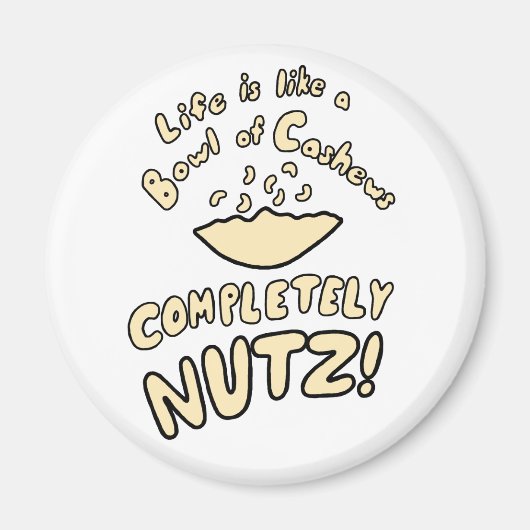 Bowl van Cashews Magneet (Voorkant)