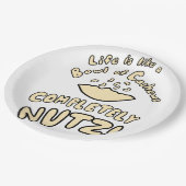 Bowl van Cashews Papieren Bordje (Gekanteld)