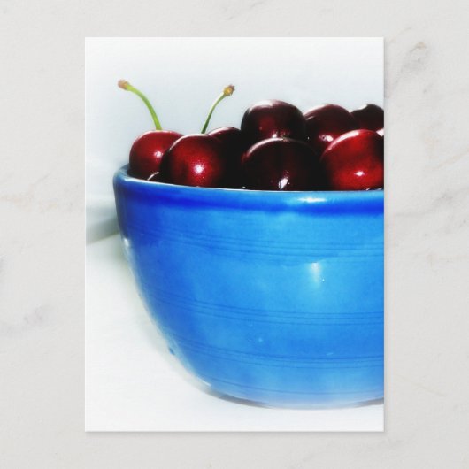 Bowl van Cherries Briefkaart (Voorkant)