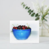 Bowl van Cherries Briefkaart (Staand voorkant)