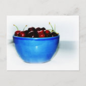 Bowl van Cherries Briefkaart (Voorkant)