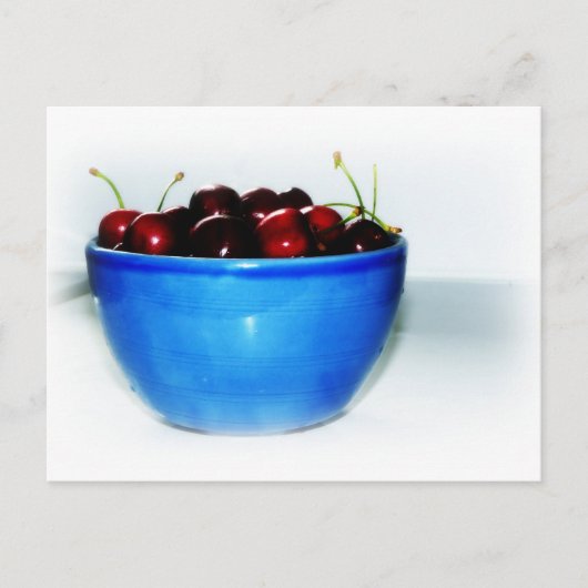Bowl van Cherries Briefkaart (Voorkant)