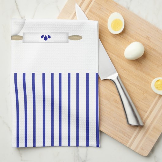 Bowl van Cherries Kitchen Towel Theedoek (Quarter Fold)