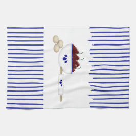 Bowl van Cherries Kitchen Towel Theedoek