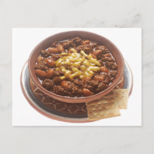 Bowl van Chili Briefkaart