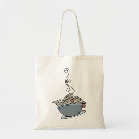 Bowl van Clams Tote Bag (Voorkant)