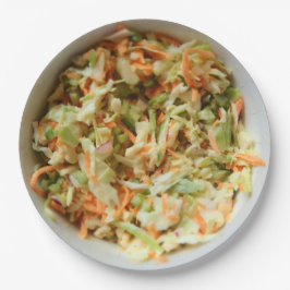 Bowl van Coleslaw verwijderbare papieren Borden Bordje