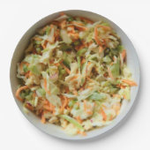 Bowl van Coleslaw verwijderbare papieren Borden Papieren Bordje (Voorkant)