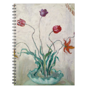 Bowl van de Tulpen van Florine Stettheimer Notitieboek