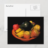 Bowl van fruit briefkaart (Voorkant / Achterkant)
