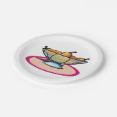 Bowl van fruit papieren bordje (Gekanteld)