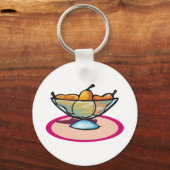 Bowl van fruit sleutelhanger (Voorkant)