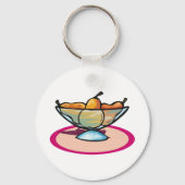 Bowl van fruit sleutelhanger (Achterkant)