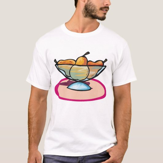 Bowl van fruit t-shirt (Voorkant)