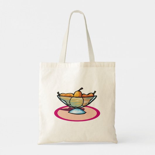 Bowl van fruit tote bag (Achterkant)