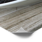 Bowl van Garden Fresh Black frambozen Poster (Hoek)