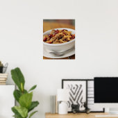 Bowl van granola poster (Thuiskantoor)