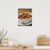 Bowl van granola poster (Keuken)
