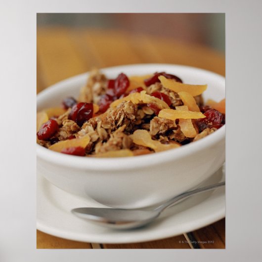 Bowl van granola poster (Voorkant)