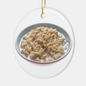 Bowl van havermout keramisch ornament (Links)