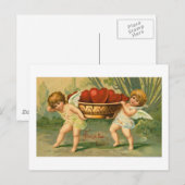 Bowl van het hart briefkaart (Voorkant / Achterkant)