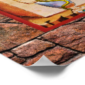 BOWL VAN HYGEIA, ANTIEK FARMACIE, apotheker Poster (Hoek)