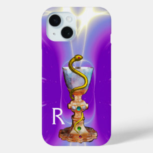 BOWL VAN HYGEIA Medicine, Pharmacy Monogram Paars iPhone 15 Case