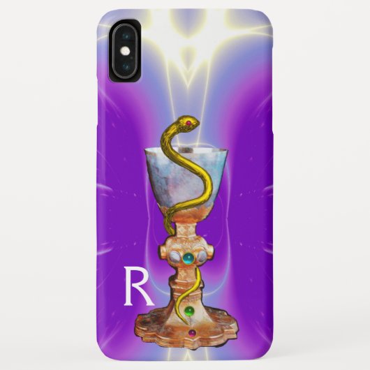 BOWL VAN HYGEIA Medicine, Pharmacy Monogram Paars Case-Mate iPhone Case (Achterkant)