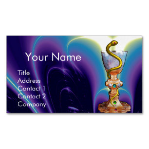 BOWL VAN HYGEIA Medicine, Pharmacy/Paars Blue Magnetisch Visitekaartje