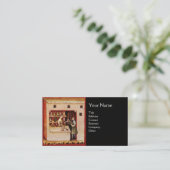 BOWL VAN HYGEIA MONOGRAM Medicine, Farmacie, zwart Visitekaartje (Staand voorkant)