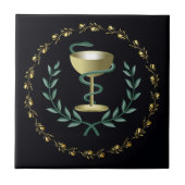 Bowl van Hygieia~Apothecary~Dispensary ~ Tegeltje (Voorkant)