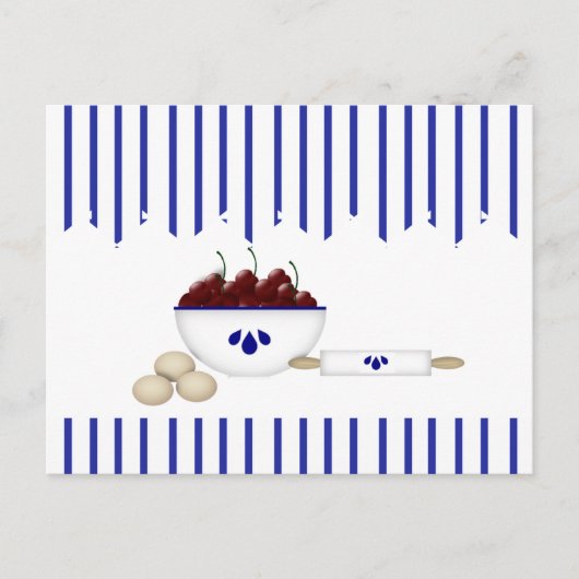 Bowl van kersen Kaart ontvangen (Voorkant)