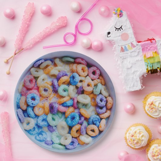 Bowl van kleurrijk Bord voor afneembaar graan (Feest)