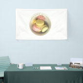 Bowl van Macarons Foto Food Business Spandoek (Beurs)
