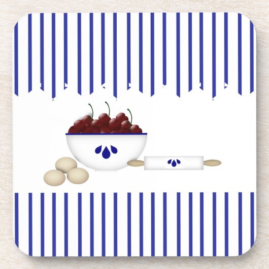 Bowl van Onderzetters van kersen (Voorkant)