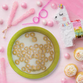 Bowl van ontbijtgranen wegwerpbaar papier Borden Papieren Bordje (Feest)