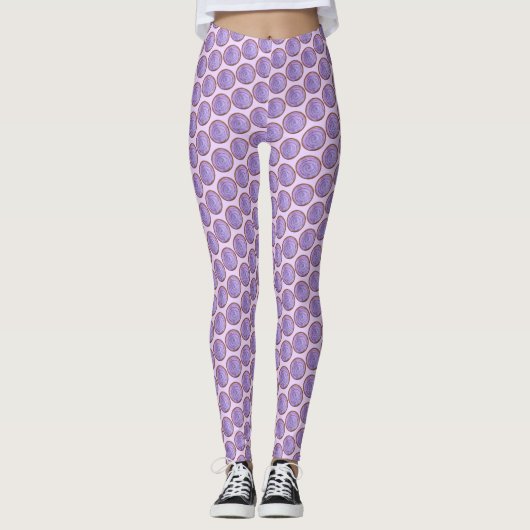 Bowl van Paars Hawaiian-voedsel van POI Taro Root Leggings (Voorkant)