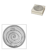 Bowl van Paars Hawaiian-voedsel van POI Taro Root Rubberstempel (Gestempeld)