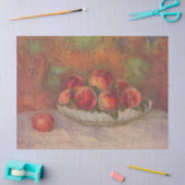 Bowl van Perziken (van Pierre-Auguste Renoir) Tissuepapier (Craft)
